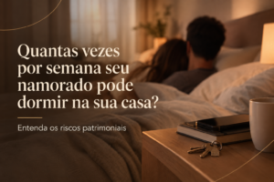 Quantas vezes por semana seu namorado pode dormir na sua casa?