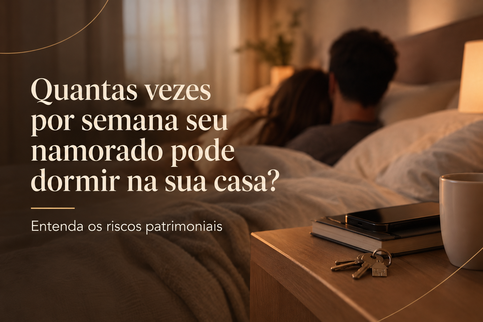 Quantas vezes por semana seu namorado pode dormir na sua casa?
